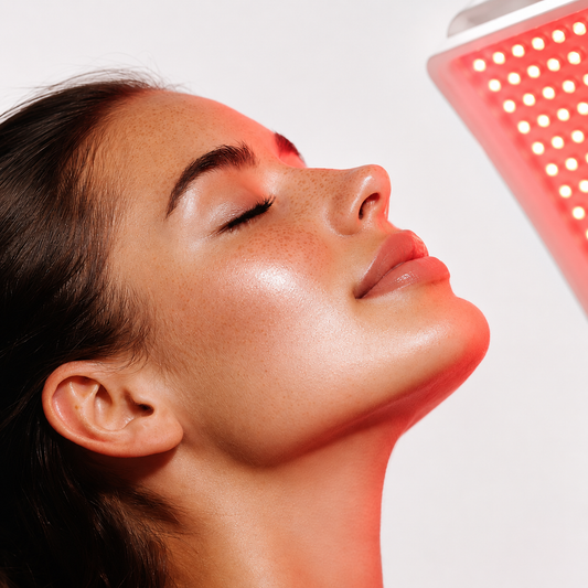 Soin rajeunissement visage à Paris : effet lifting avec lumière pulsée et actifs bioluminescents
